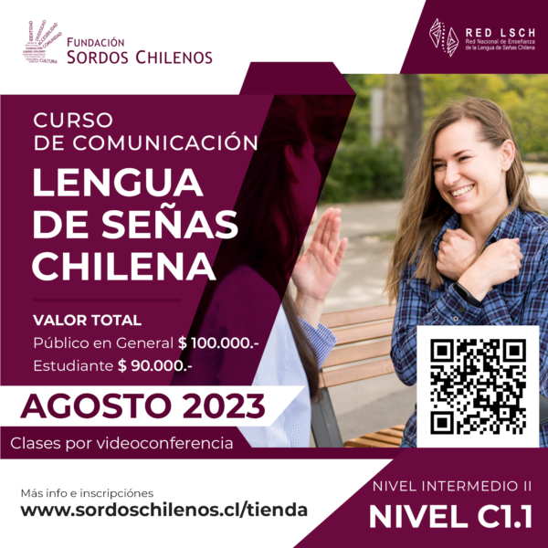 CURSO: Lengua de Señas Chilena - Nivel C1.1 - Agosto 2023